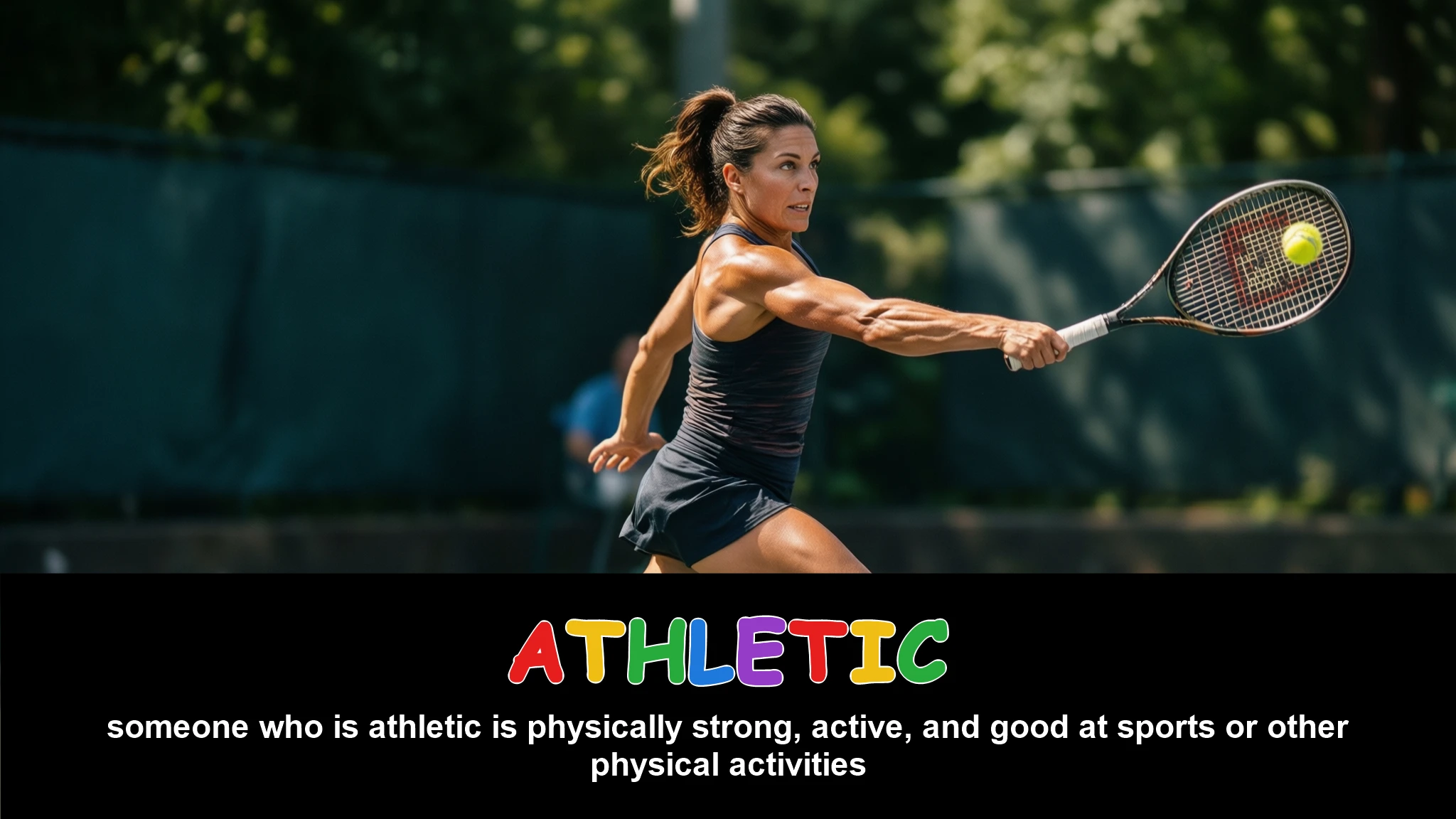 English Illustration for athletic